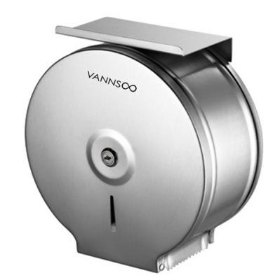 9in Bathroom Jumbo Toilet Paper Dispenser Stainless Steel Toilet Roll Holder Storage