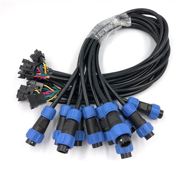 OEM Waterproof Electric Cable With Terminal Connector FFC 2mm 1.25mm