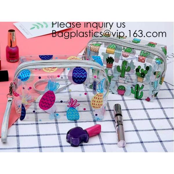 Promotional Pu make up cosmetic bag sequin pvc zipper pouch,make up bag pouch,Organizer Pouches Tote Bag for Women