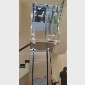 14.5 Meter Elevador hidráulico residencial 5 paradas Capacidad de carga de 400