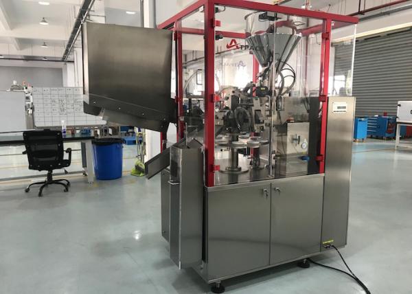 Health Beauty Automatic Tube Filling Machine Intermittent Operating Mode