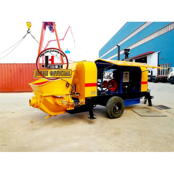 JIUHE DHBT80-16-176 Diesel Trailer Concrete Boom Pump Overall Hydraulic