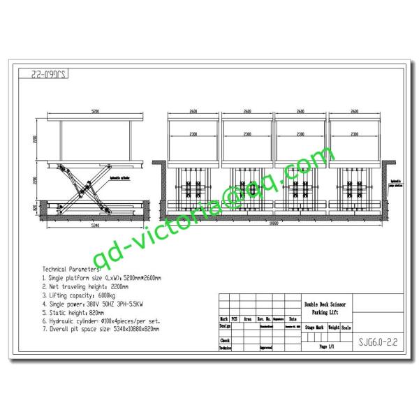 On Sale! Double Deck PGarage Car Parking System Platform/Car Stacker Pit/ Parking Machine for Sale/ Garage Storage Racks