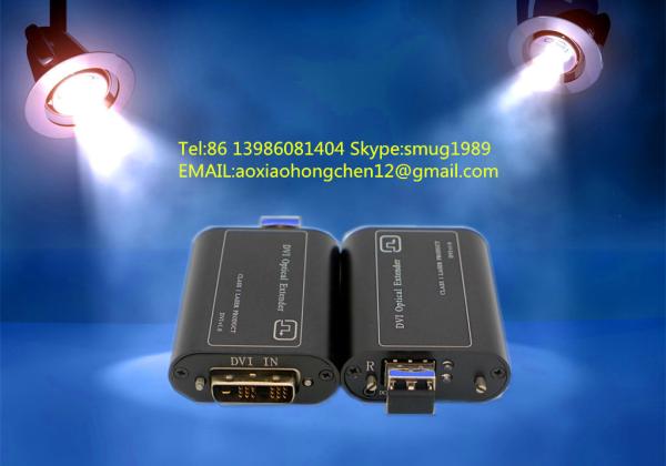 4K DVI fiber extenders for 1CH maximum resolution of 4096 x 2160@30HZ DVI signal over fiber to 10 km