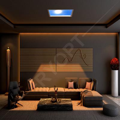 Lâmpada de céu azul artificial Smart Tuya Natural Bright Ceiling LED Skylight Panel 350W