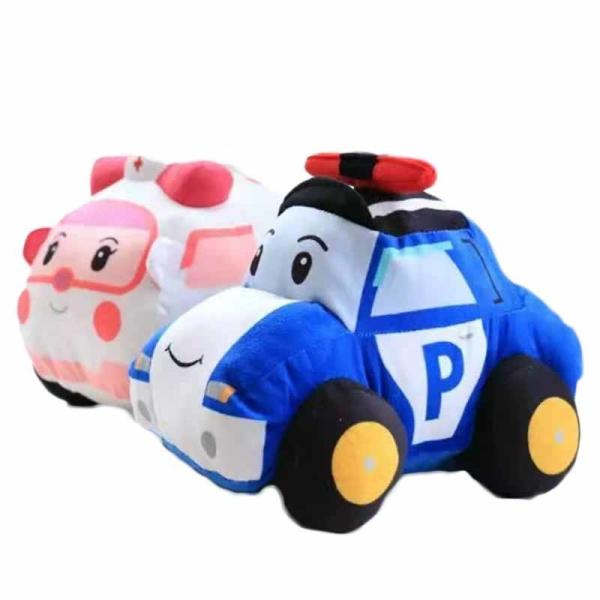 подарок мальчика полицейской машины плюша машины скорой помощи Polly хлопка 25cm Eco дружелюбный