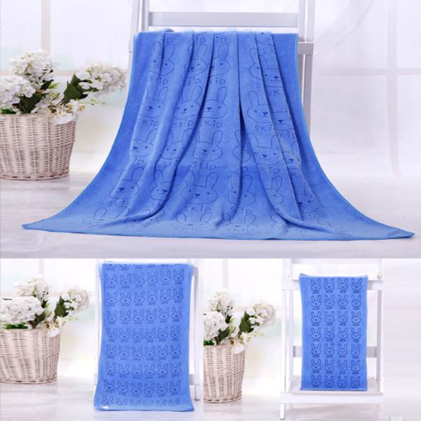 Home/Hotel Coral Fleece Soft Towel Set Microfibra Urso Impressão Toalha de Banho 3 peças