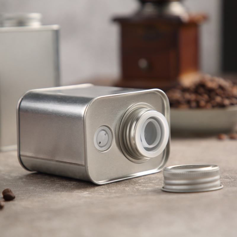 Durable Reinforced Tinplate Empty Aerosol Tin Can with Moisture Odor Proof and Epoxy Coating for Coffee Food Packaging