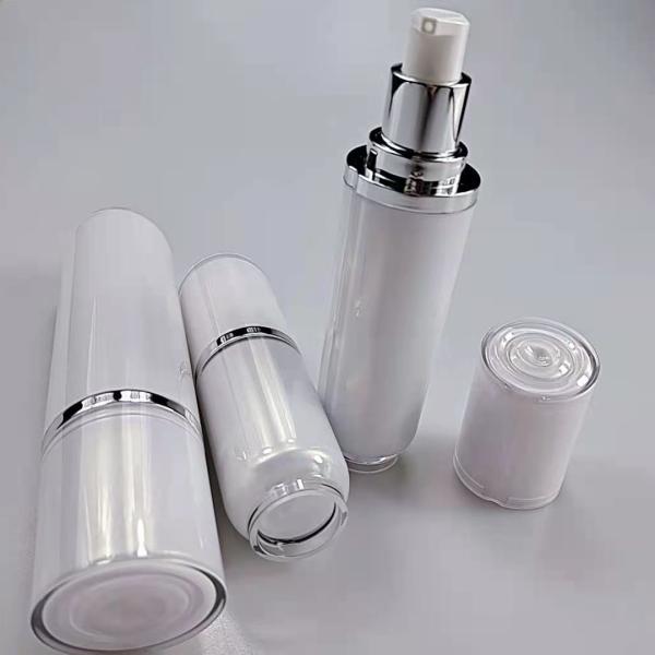 Jarrón de acrílico redondo 30 g 50 g para el embalaje de loción Tipo de sellado de tapa de tornillo