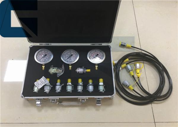 Calibre de teste universal da pressão da bomba de Hyudraulic das peças sobresselentes da máquina escavadora dos testes do instrumento