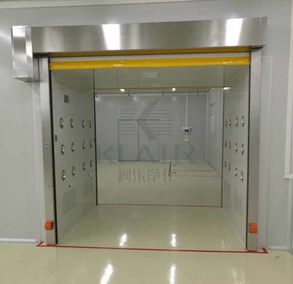 Пыль свободное от 380В 3П 60Хз ливня воздуха чистой комнаты груза Гмп с быстрой дверью завальцовки