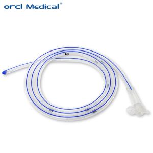 Sonda gástrica de PVC desechable médica, sonda gástrica de silicona con