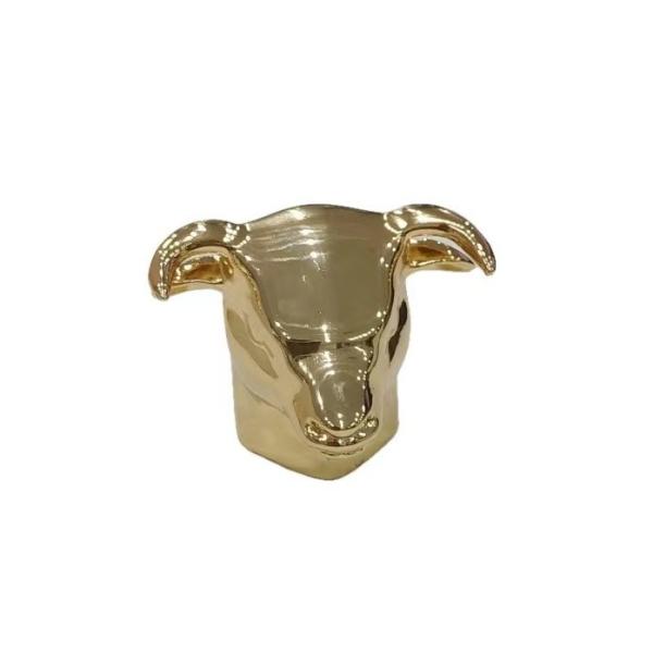 High Quality Goat Shaped Zamak Perfume Caps Customized Perfume Bottle Lids