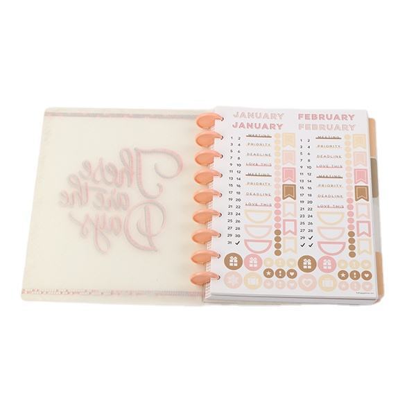 Cuaderno de diario y trabajo escolar de oficina de precio moderado para profesores, cuadernos para niñas