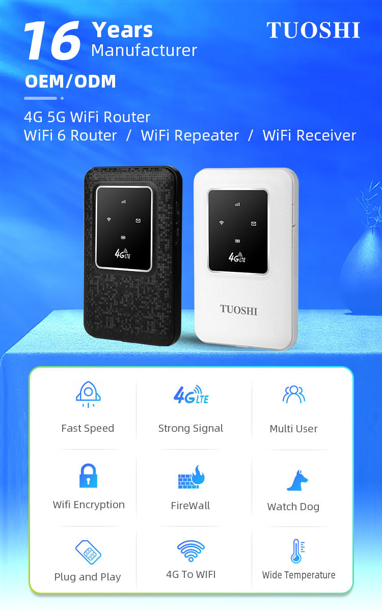маршрутизатор SIM-карты wifi 4g lte 4g mifis 150Mbps 10Users WPS SMS беспроводной с батареей