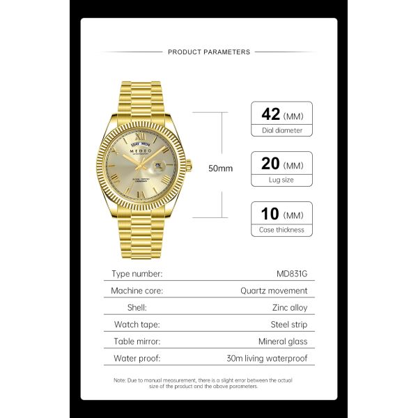 Ultimate luxury gold watch - customization available