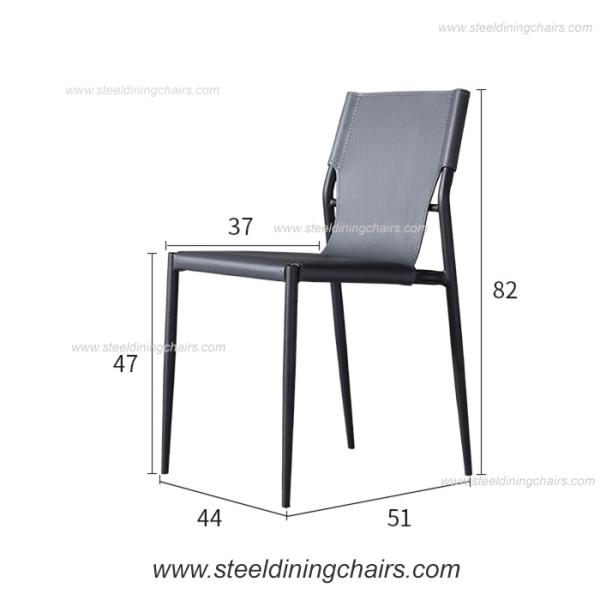 Hotel 44cm 82cm Nordic Side Dining Chair Upholstered Dining Chairs