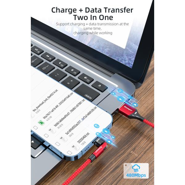 Universal Micro USB Magnetic Cables 1M 2M 540 Rotation With Data Transfer