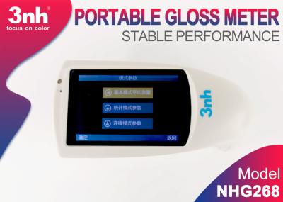 Auto Calibration Portable Paint Coating Tri Gloss Meter NHG268 0.5s Measure Time With USB Cable