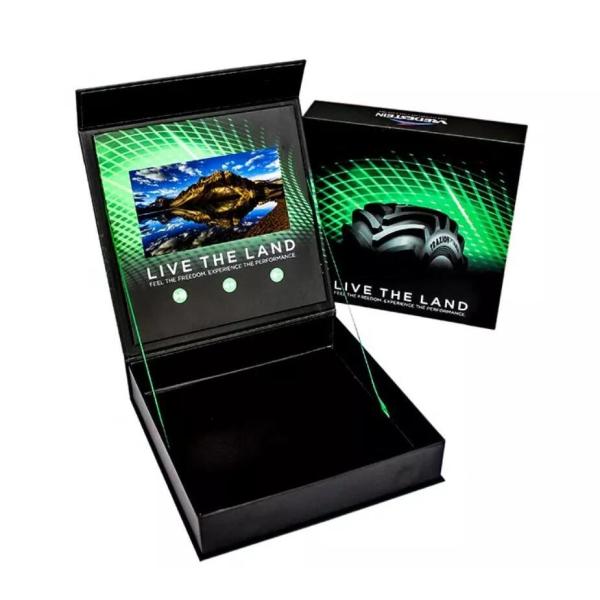 Customized 2.4''/2.8''/4.3'/5/7'/10'' Tft Lcd Hd Led Advertising Video Box With Led Screen