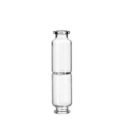 Frasco de injeção de frasco de vidro tubular transparente de 5 ml