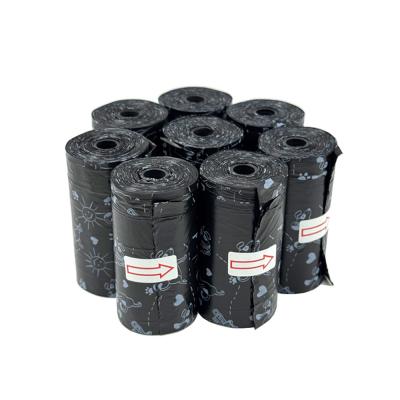Sac à poudre pour chiens 8 rouleaux Sac à ordures pour animaux de compagnie Porteur extérieur Nettoyer Réservoir à ordures Sac propre