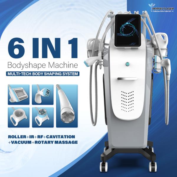5IN1 Machine de cavitation à rouleaux RF sous vide pour éliminer la cellulite