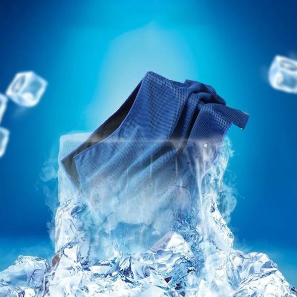 KILINE serviette d'entraînement sportif légère et rapide à sec Matériau à double face en microfibre pour refroidissement par glace