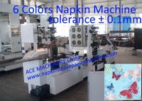 Machine d'impression de deux serviettes de couleurs avec le ± de haute résolution 0.1mm