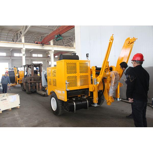 línea de transmisión del extractor hydráulico 90kN del diámetro 540m m de la Bull-rueda que ata el equipo