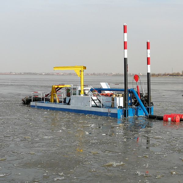 Portable 450m³/h Diesel Engine Cutter Suction Dredger for River and Lake Dredging