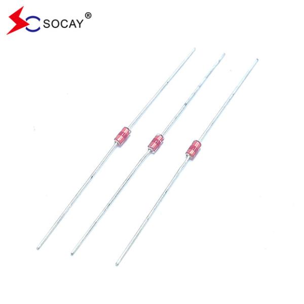 Axial Lead Glass Discharge Tube SCA-141N 1.0pF 8/20μS 500A Spark Gap Protectors