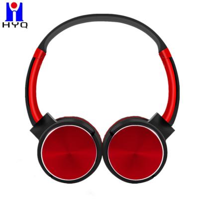 Foldbale Soft Earmuff Wired Bluetooth Headsets Stereo Over Ear Headphone Super Bass Metal Decor