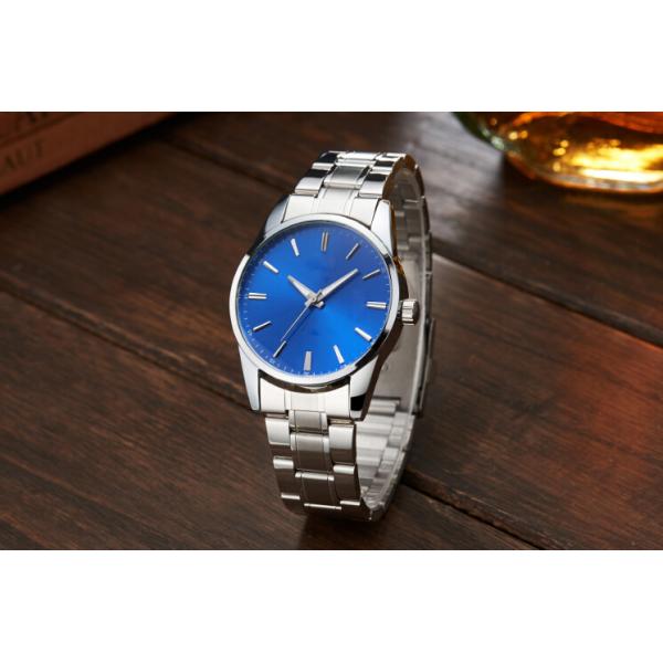 CE / RHOS Mens Quartz Watch Stainless Steel Band 3atm Waterproof