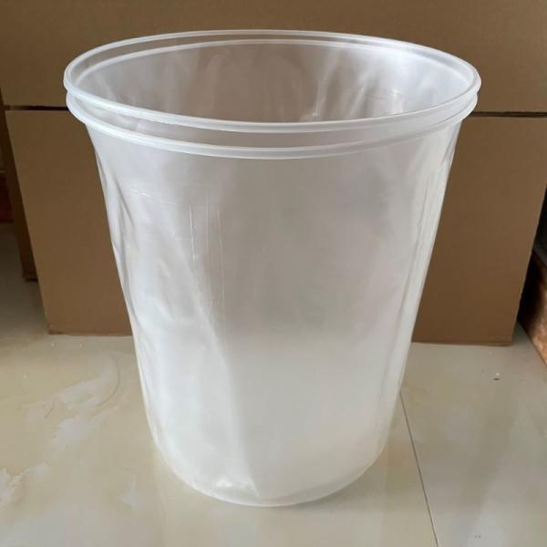 1.0-2.5mm Thickness Disposable Bucket Liner for 20L Pail in Yellow Anti-Static Plastic