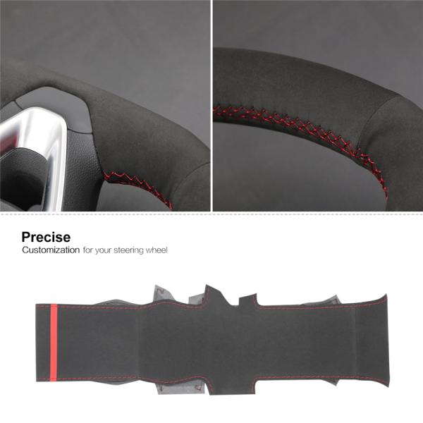 Mewant vegan suede steering wheel cover for Holden Commodore Astra Calais 2018-2020 popular auto interior accessories