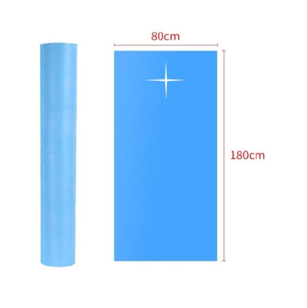 180x80cm Disposable Bedsheet Roll , 20gsm Massage Bed Sheet Cover With Face Hole