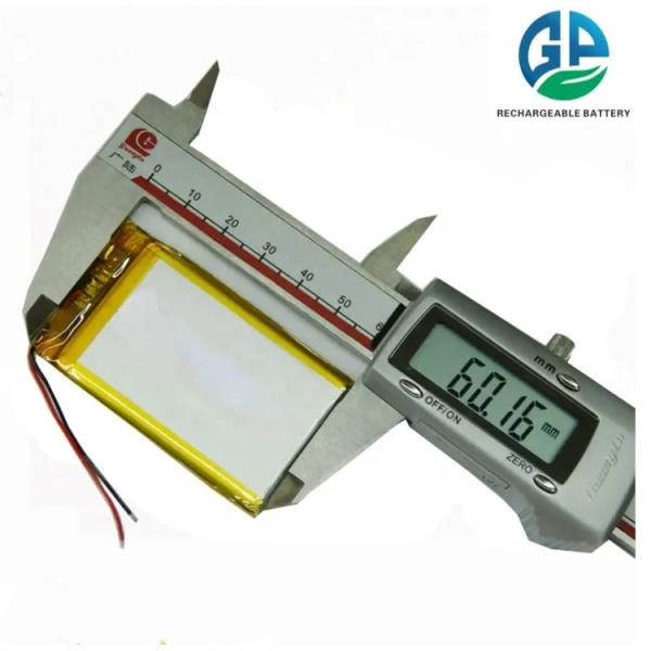 3.7v высокопроизводительная перезаряжаемая литий-полимерная батарея 404060 1200mah Малая
