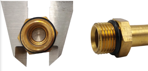 Стержень клапана соленоида места потока трубки проводника наборов LPG CNG латунный