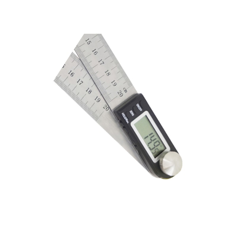 0-360° Electronic Digital Protractor with 0.05° Resolution ±0.2° Accuracy 200mm Blades Optional