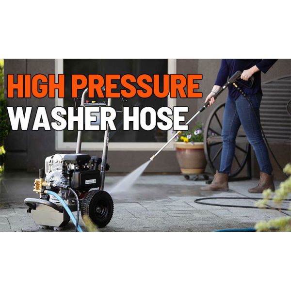 4000 PSI Hot Water Resistant High Pressure Washer Hose with 1/4
