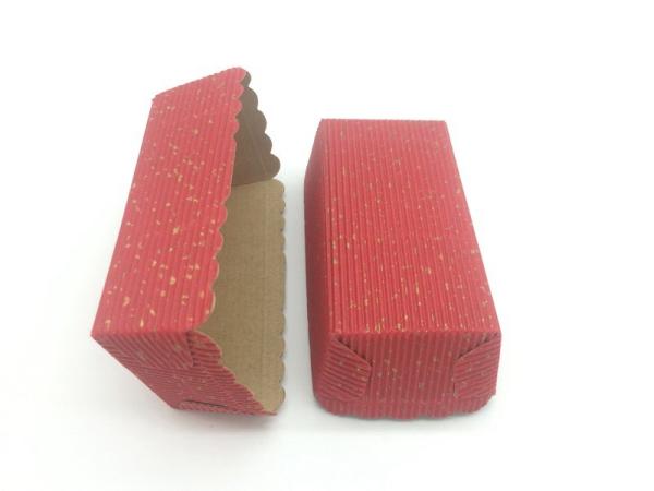 PE Coated Disposable Paper Baking Pans Corrugated Paper Loaf Pan Decorative