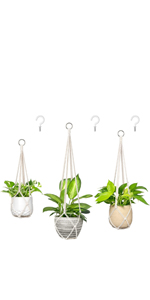 Home Decoration Basket For Plants Cotton Rope Woven Rattan Flower Pots Planter Cotton Rope Woven Rattan Flower Pots