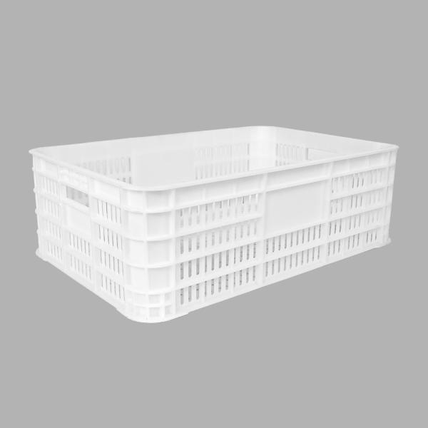 Складируемая корзина для хранения 600x400x200 мм сетка с вентиляцией пластиковый ящик