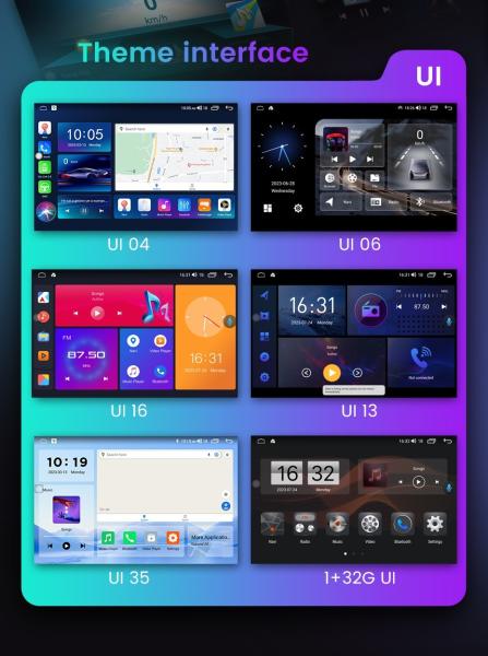 8 128G Car Radio DSP Android Auto GPS System for Toyota Camry 8 Core Android Player