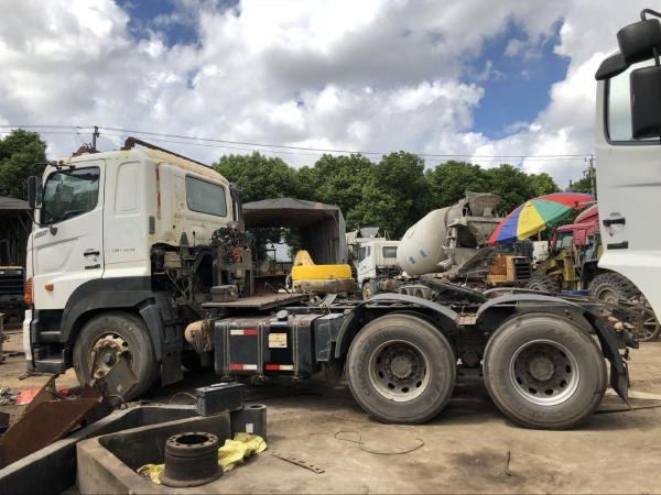 used japan made hino 700 series 10-wheeler truck head 450 hp LHD ZF16s transmission