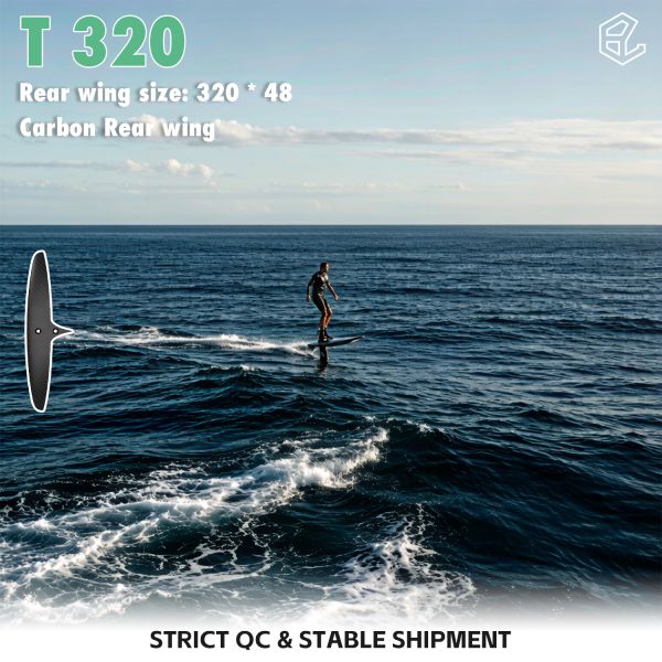 SURF SKINNY 320/48 Carbon Rear Hydrofoil Wing Fit Axis Front wing Stab Stabilizer Surfing Accessories