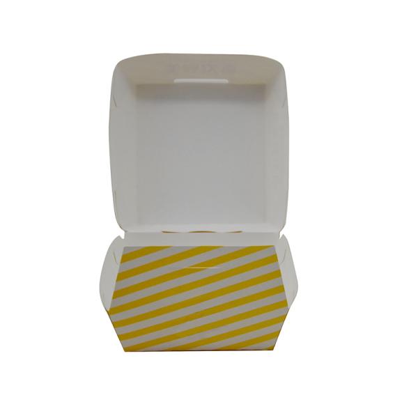 Custom-Made Takeout Paper Rigid Containers For Hamburgers Food Package Matt Lamination UV Also False Eyelashes Socks