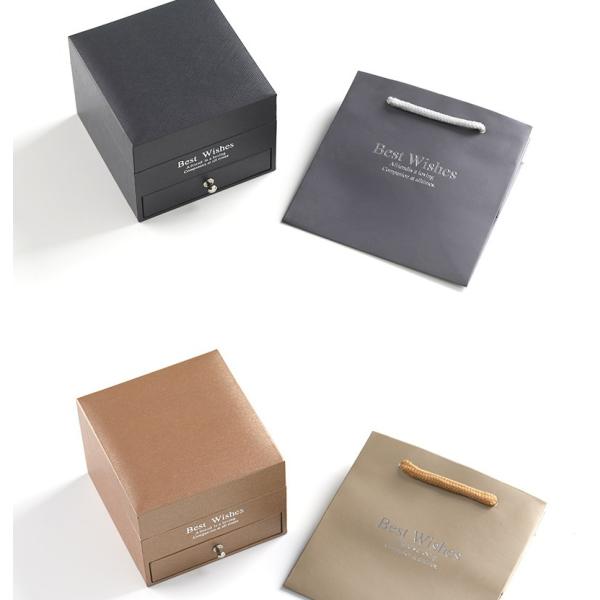 Necklace Gift Box, Jewelry Box, Valentine'S Day Gift Box Jewelry Gift Box, Drawer-Style Necklace Box, Romantic Gift Box, Valentine'S Day Birthday Jewelry Box Double-Door Ring And Necklace Jewelry Box