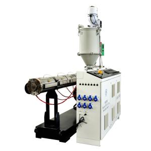 Extrusora de parafusos simples de PE HDPE de alta pressão eficiente de plástico